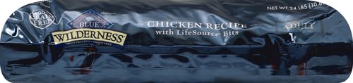 Blue Buffalo Wilderness Adult High-Protein Dry Dog Food with Real Chicken, Grain-Free, Made in the USA with Natural Ingredients,
