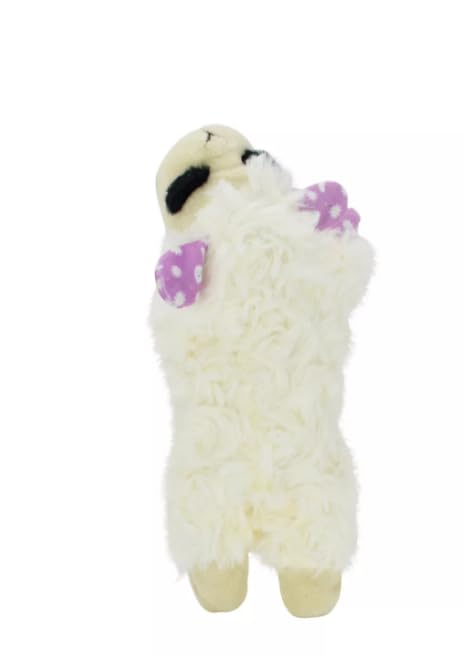 Multipet Lamb Chop Flower Bunny Print Dog Toy - 8