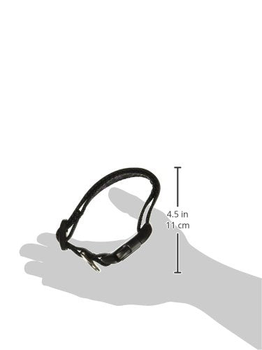 Mirage Pet Products Purple Deer Nylon Ribbon Dog Collar, Medium