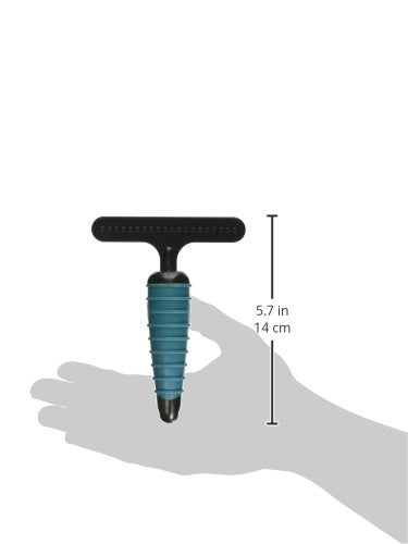 Master Grooming Tools Ergonomic Undercoat Rakes - Efficient Tools for Grooming Dogs, Short Pins, Black