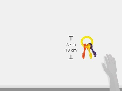 Nylabone Just For Puppies Key Ring Bone Puppy Dog Teething Chew Toys - Size Medium