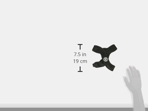 Gooby Comfort X Head In Harness - Black, Medium - No Pull Small Dog Harness Patented Choke-Free X Frame - Perfect On The Go Dog Harness For Medium Dogs No Pull Or Small Dogs For Indoor And Outdoor Use