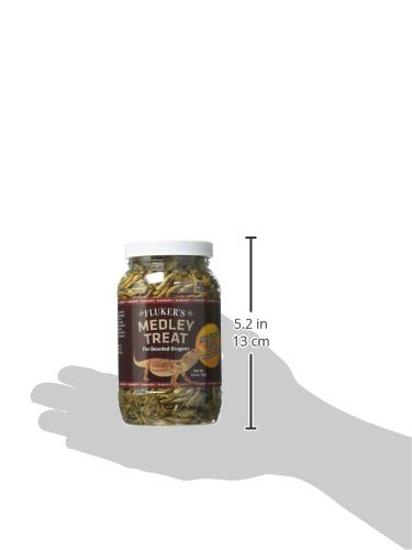 Flukers Bearded Dragon Medley Treat Food, 3.2-Ounce (72023)