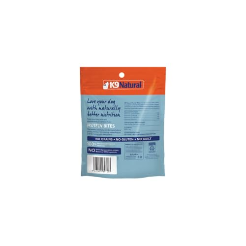 K9 Natural Freeze-Dried Dog Treats, Beef Lung, High-Value, Low-Calorie, 2.1oz, Grain-Free Training Reward