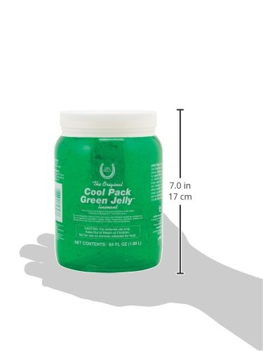 Horse Health Cool Pack Green Jelly Liniment for Horses, 64-Ounce