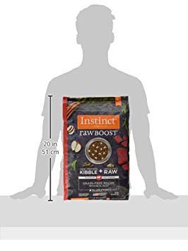 Instinct Raw Boost Grain Free Recipe with Real Beef Natural Dry Dog Food, 10 lb. Bag