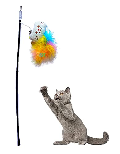Psk Pet Mart Cat Teaser Playing Black Cat Stick Cat And Kitten