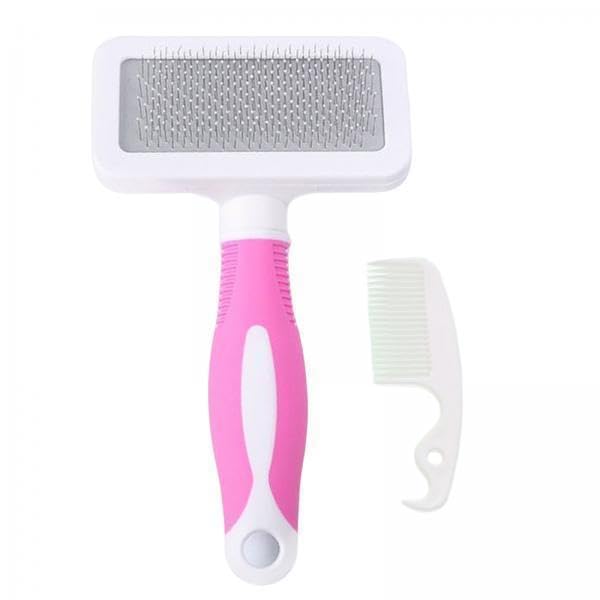 Calandis 3Xdog Brush Deshedding Long Hairs Non Slip Handle Hair Brush Undercoat Red | Brushes, Combs & Rakes | Grooming | Dog Su
