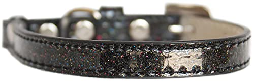 Mirage Pet Products Ice Cream Plain Cat safety collar Black Size 14