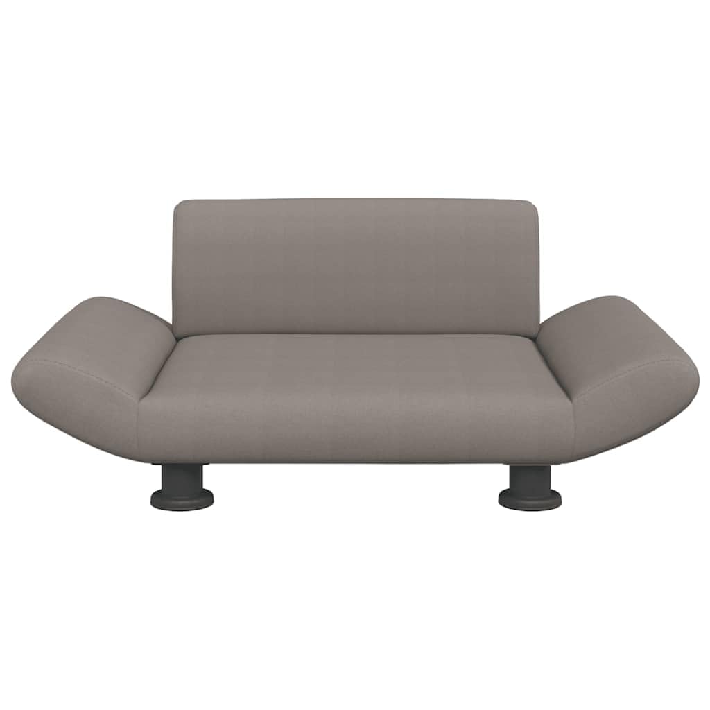 vidaXL Dog Bed Taupe 70x45 x 11.0  Fabric
