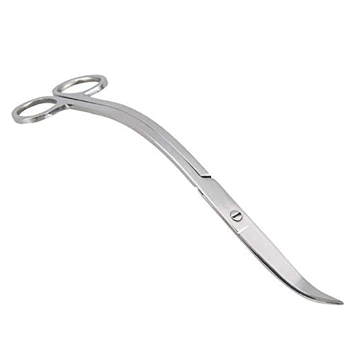 RLECS Aquarium Stainless Steel Water Grass Scissors 9.8 Sand Leveler Aquatic Plant Tongs Scissors Fish Tank Landscaping Tools