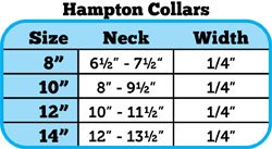 Mirage Pet Products Hampton Pet Collar, Size 14, Purple