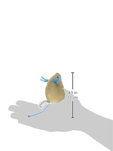 Smartykat (2 Count Mouse Mates Plush Catnip Cat Toys - Brown/Gray, 2 Count