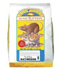 Sunseed Company Vita Rat/Mouse/Gerbil for Small Animals, Size: 25 Pound