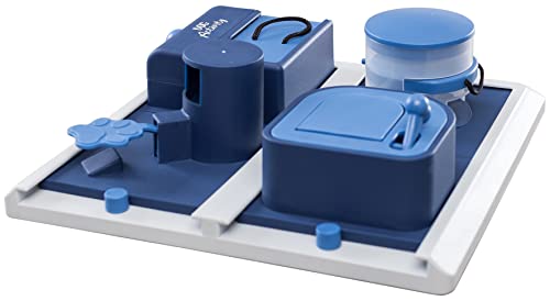 TRIXIE Poker Box 2 Strategy game, Advanced Dog Puzzle Toy, Level 3 Activity, Treat Puzzle, Interactive Play, Enrichment