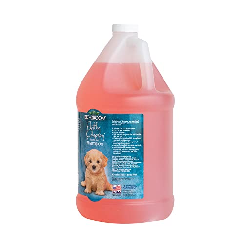 Bio-Groom Fluffy Puppy Tear-Free Shampoo- Dog Bathing Supplies, Puppy Shampoo, Cat & Dog Grooming Supplies For Sensitive Skin, Cruelty-Free, Made In Usa, Tearless Dog Products - 1 Gallon
