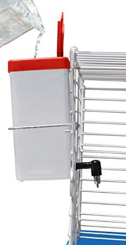 RentACoop 32oz(1L) Small Animal Drinker with No-Drip Brass Nozzle - Suitable for Small Pets, Bunnies, Hamsters, Guinea Pigs, Rab