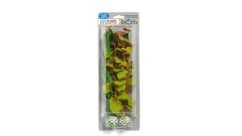 Biorb Medium Green Silk Plant Set, Colorful And Durable Aquarium Decorations