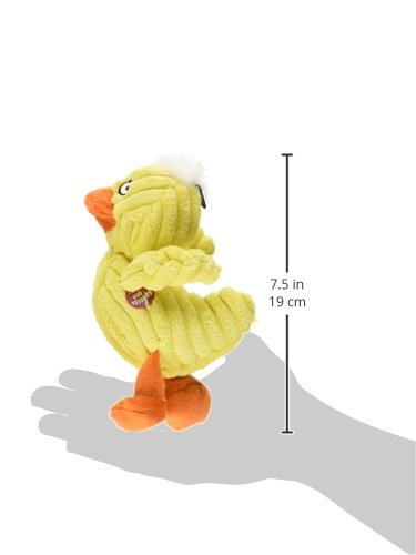 Grriggles Quackling Plush Dog Toy With Soundchip, Yellow, 7' Large