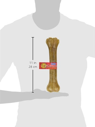 Cadet Premium Grade Pressed Beef Hide Bones 10 Inch, 1 Pack