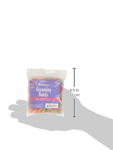 Top Performance Grooming Bands For Dogs, 3/8-Inch, Neon Colors
