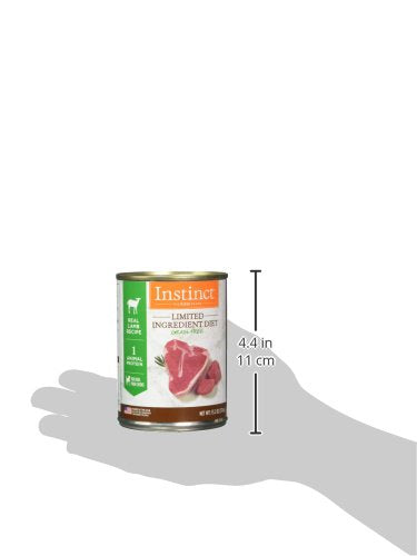 Instinct Limited Ingredient Diet, Wet Canned Dog Food, Grain Free - Real Lamb, 13.2 oz. Cans (Pack of 6)