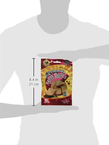 BENNY BULLYS Chops Beef Liver Dog Treats, Freeze-Dried, Low Fat, High Energy & Nutrient Rich Food for Your Furry Friend, All Nat