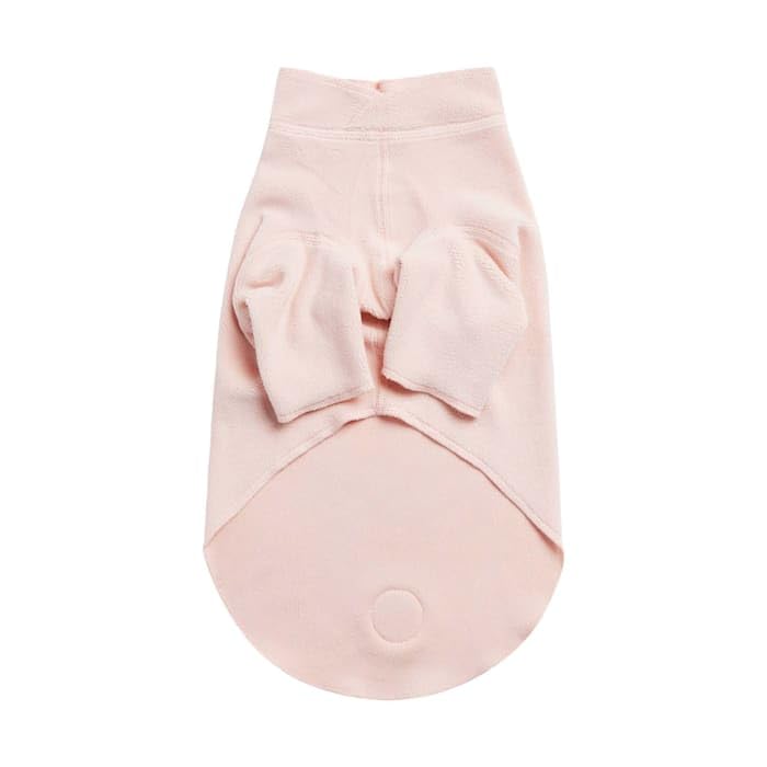 Gf Pet Gondola Base Layer For Dogs | Micro Polar Fleece Dog Bodysuit | Warm 4-Way Stretch Onesie | Full Body Coverage, Protection From Cold | Pajamas & Winterwear - Pink - 2X Small