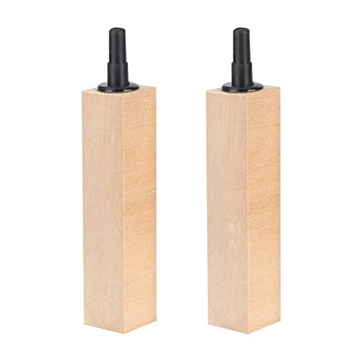 2Pcs/Set Wooden Air Bubble Stone Diffuser Air Stone Cylinder Fine Bubbles Air Pump Accessories for Hydroponics Aquarium Tank Pum