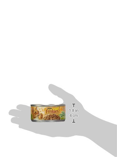 Friskies Canned Tasty Treasures Cat Food, Chicken And Cheese in gravy, 5.5 Oz