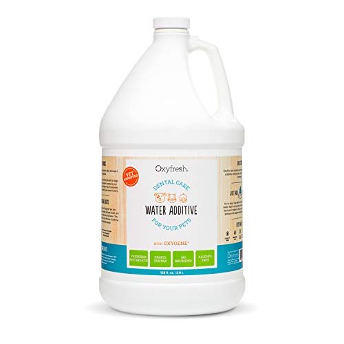 Oxyfresh Premium Pet Dental Care Solution Pet Water Additive: Best Way to Eliminate Bad Dog Breath and Cat Bad Breath - Fights T