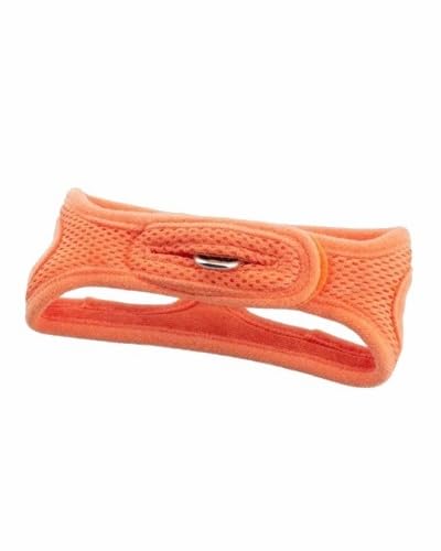 ChokeFree Velpro Mesh Pet Shoulder Harness Collar (Coral, 18'')