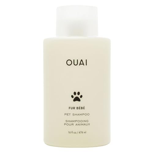 Ouai Fur Bébé Pet Shampoo, Mercer Street Scent - Dog Shampoo And Coat Wash For Hydrating, Cleansing And Adding Shine - Pet Supplies By Ouai (16 Fl Oz)