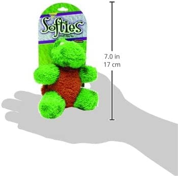 Booda Pet Products Softies Terry Toby Turtle Dog Toy [Set Of 2]