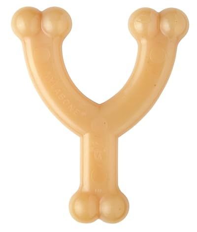 Nylabone Original Wishbone Power Chew Toy For Dogs, Dog Toys For Aggressive Chewers, Original Flavor, Medium - Up To 35 Lbs, 1 Count