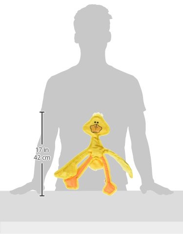 Multipet Skele Duck Dog Rope Toy - Nylon Tug of War - Squeaky Toy for All Dogs - for Playing Toss & Fetch - Cute Dog Pet Toy (15