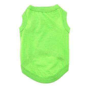 DOGGIE DESIGN Cotton Dog Tank Green Flash