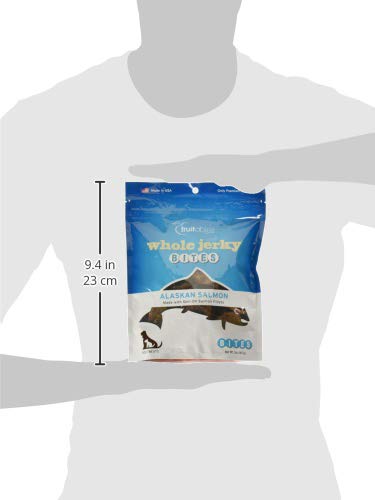 Fruitables Healthy Dog Treats - Whole Jerky Bites for Dogs - Alaskan Salmon & Pear Flavored - 5 Ounces