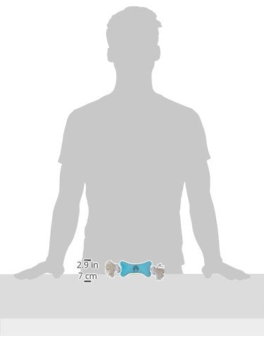 Zanies Tiny Tugger Dog Toys, Blue, 7'