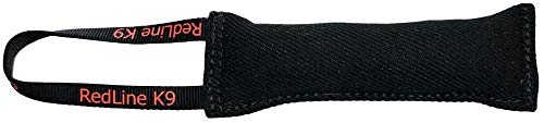 Redline K9 Bite Suit Tug Toy (3' X 10') 1 Handle (Black)