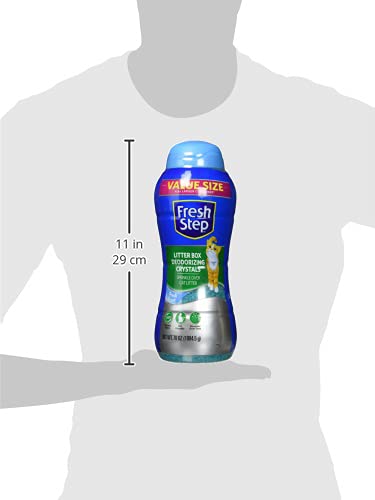 Fresh Step Cat Litter Crystals, Cat Litter Box Deodorizer Product For All Cats, Combats Cat Odors And Neutralizes Smells, Summer