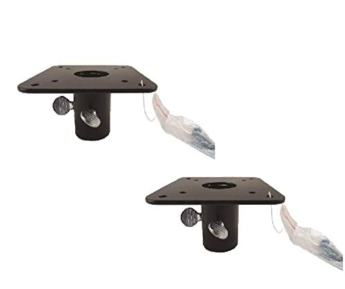 Squirrel Stopper 2-Pack Metal Mounting Flange for 1-inch Poles with Screws