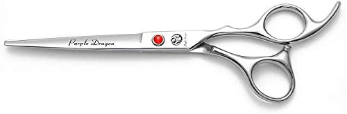 Purple Dragon 5/5.5/6/6.5/7/7.5/8/9/10 Sharp Edge Hair Cutting Shears Pet/Puppy/Cat Grooming Scissors with Bag - Perfect for Bar