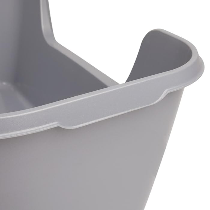 So Phresh High-Back Corner Grey Litter Box, 26.25' L X 21.5' W X 10' H