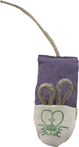 From The Field | Shelby Refillable Hemp Mouse Catnip Toy Gift Kit | Eco-Friendly, Usa-Grown Organic Catnip | Durable Natural Hemp Fabric | Includes Leaf & Flower Refill | Safe Sustainable Cat Toy
