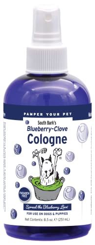 Showseason South Bark'S Blueberry Clove Dog Cologne 8.5 Oz | Dog Perfume Long Lasting | Deodorizing Spray