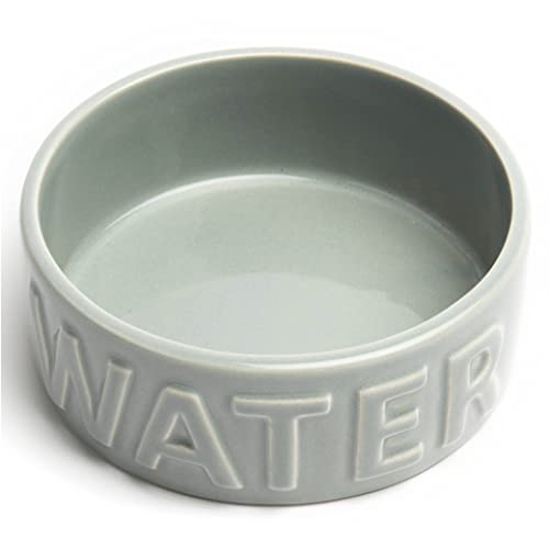 Park Life Designs Pet Bowl  Classic Water (Medium, Grey)