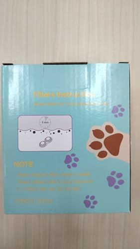 Vouaaood Cat Fountain Filters Replacement: 24 Pet Water Fountain Filters - 12 Carbon Filters + 12 Sponges Filters Suitable For H