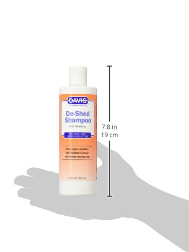 Davis De-Shed Pet Shampoo, 12 Oz; Reduces Shedding And Removes Undercoat