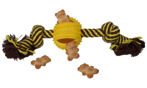 Allum Interactive Dog Toy Bundle – Durable Dog Chew Toys For Puppies, Medium & Large Breeds, Tug Of War Dog Toys, Teething Toys For Puppies – Enrichment Dog Toys For Aggressive Chewers